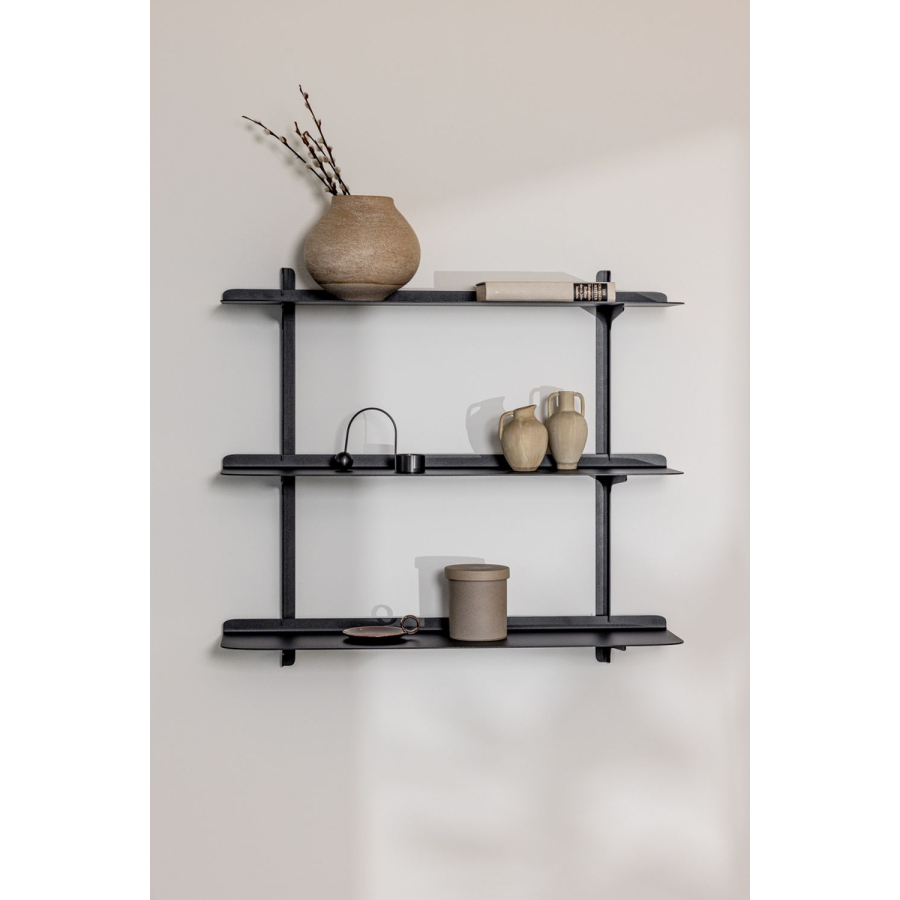 METALLBUDE // LINARA - WALL SHELF | BLACK | 3