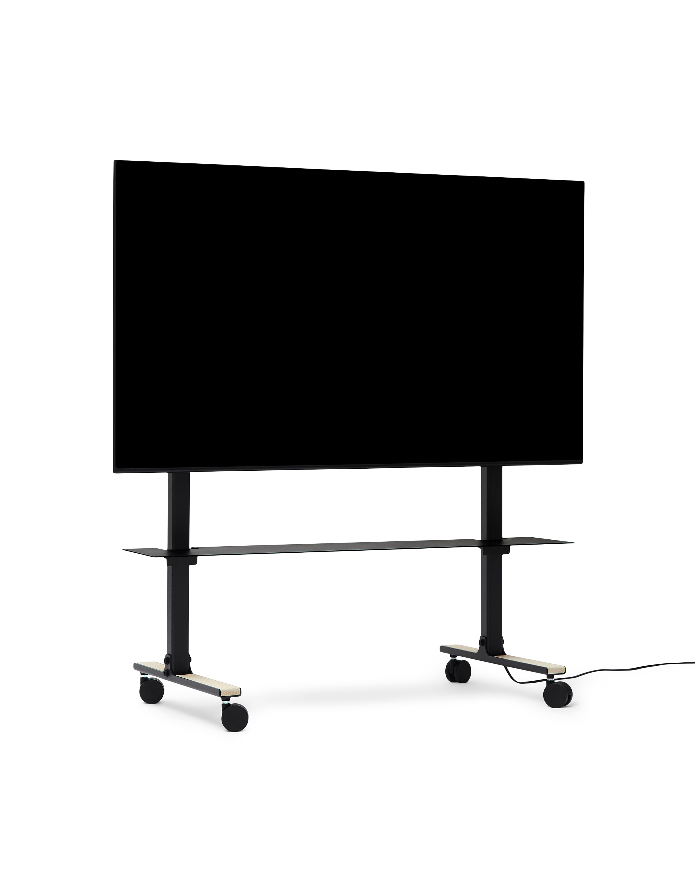 PEDESTAL // STRAIGHT ROLLIN - TV STAND | CHARCOAL