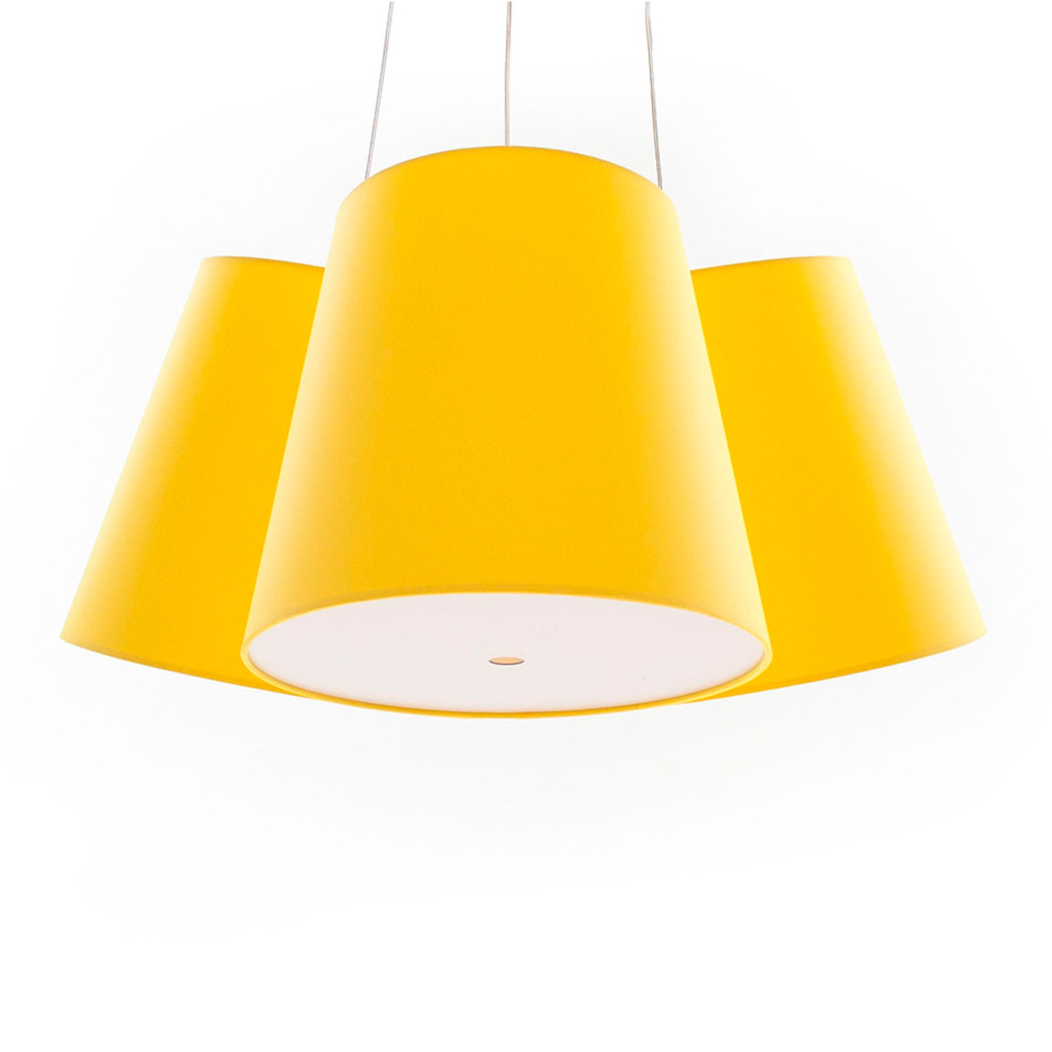 frauMaier // Cluster (3 shades) - Pendant lamp, yellow