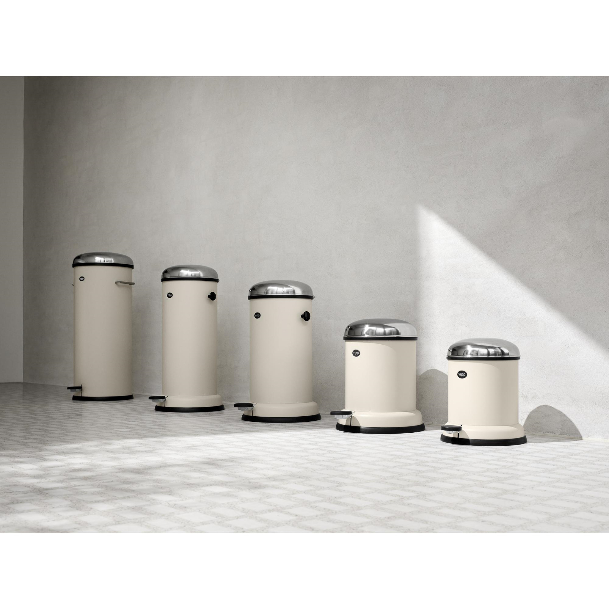 VIPP 14 // PEDAL BIN - TRETEIMER 8 L | BEIGE