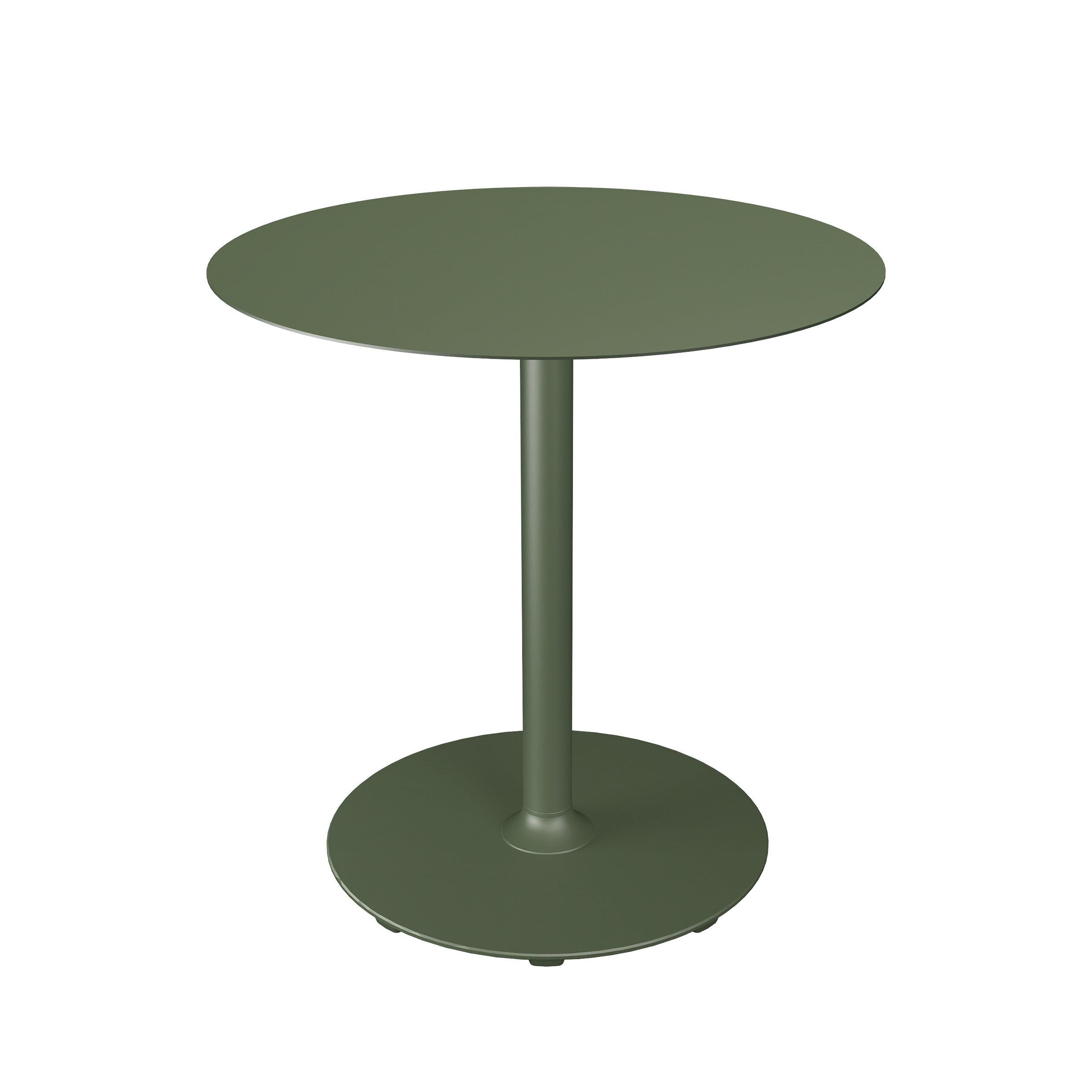 Houe // PICO Café Table - Bistro table, round base, Ø74cm, Olive green