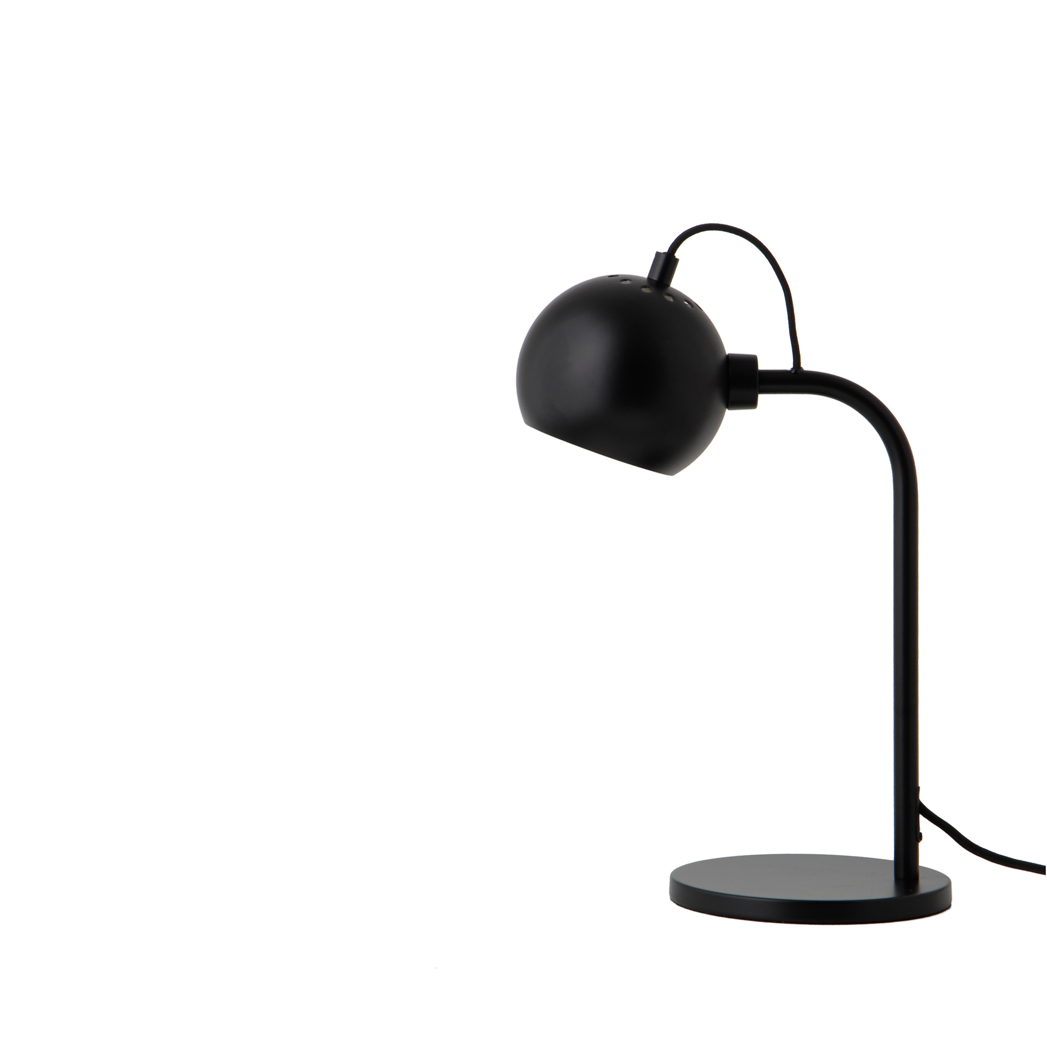 FRANDSEN // BALL SINGLE TABLE LAMP EU - TISCHLEUCHTE | MATT BLACK