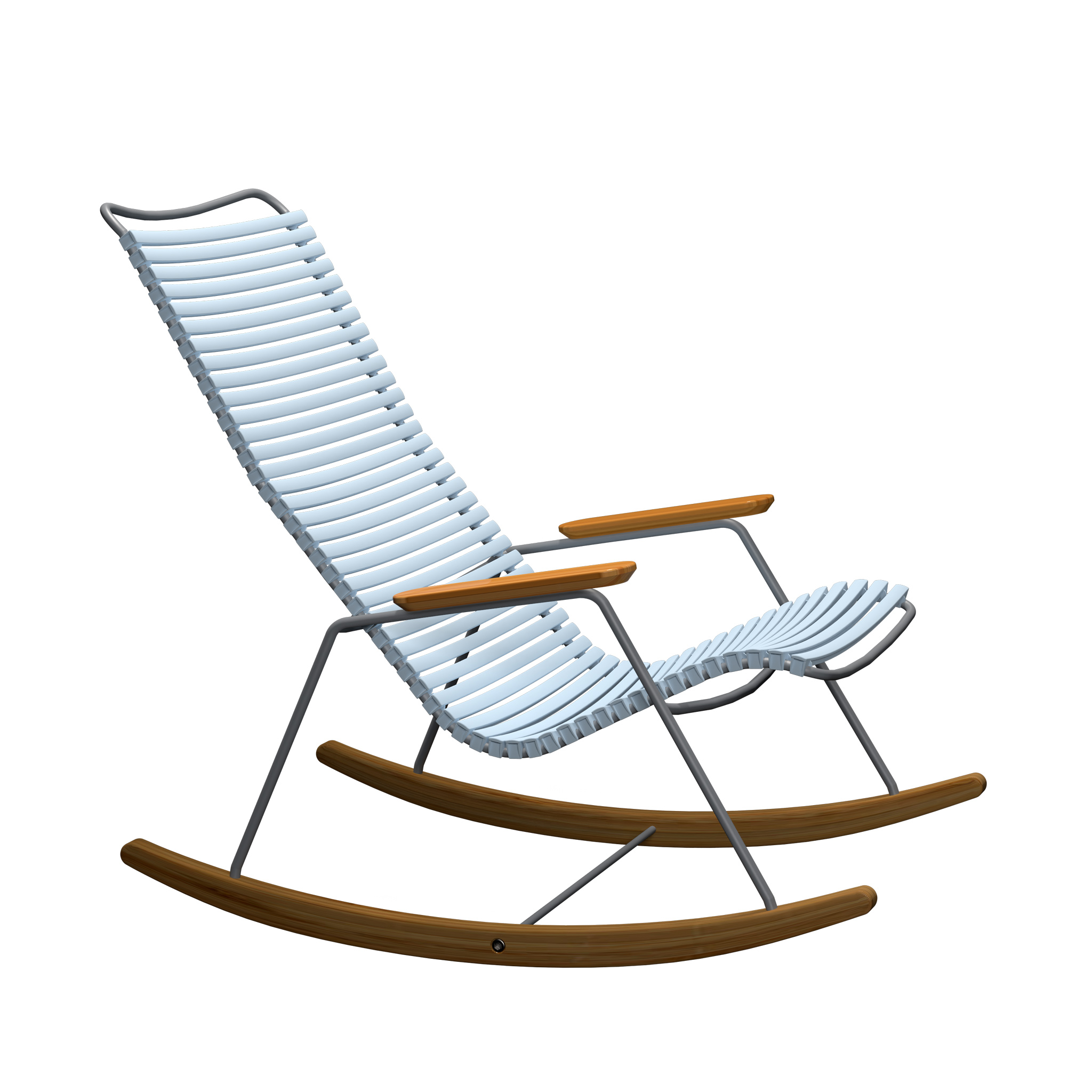 Houe // CLICK Rocking Chair - dusty light blue