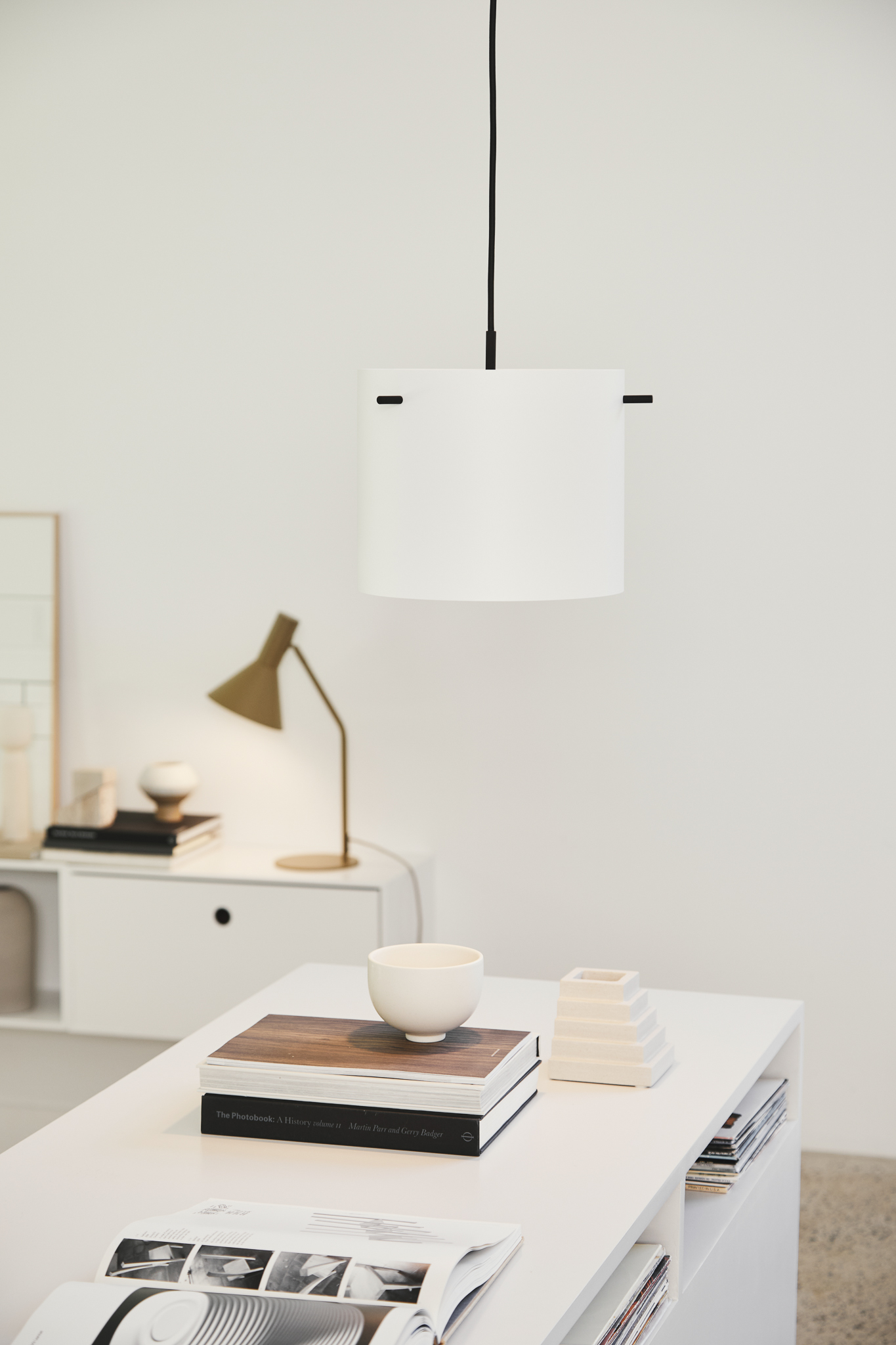 FRANDSEN // FM 1954 PENDANT Ø41 EU - PENDELLEUCHTE | MATT WHITE STRUCTURE