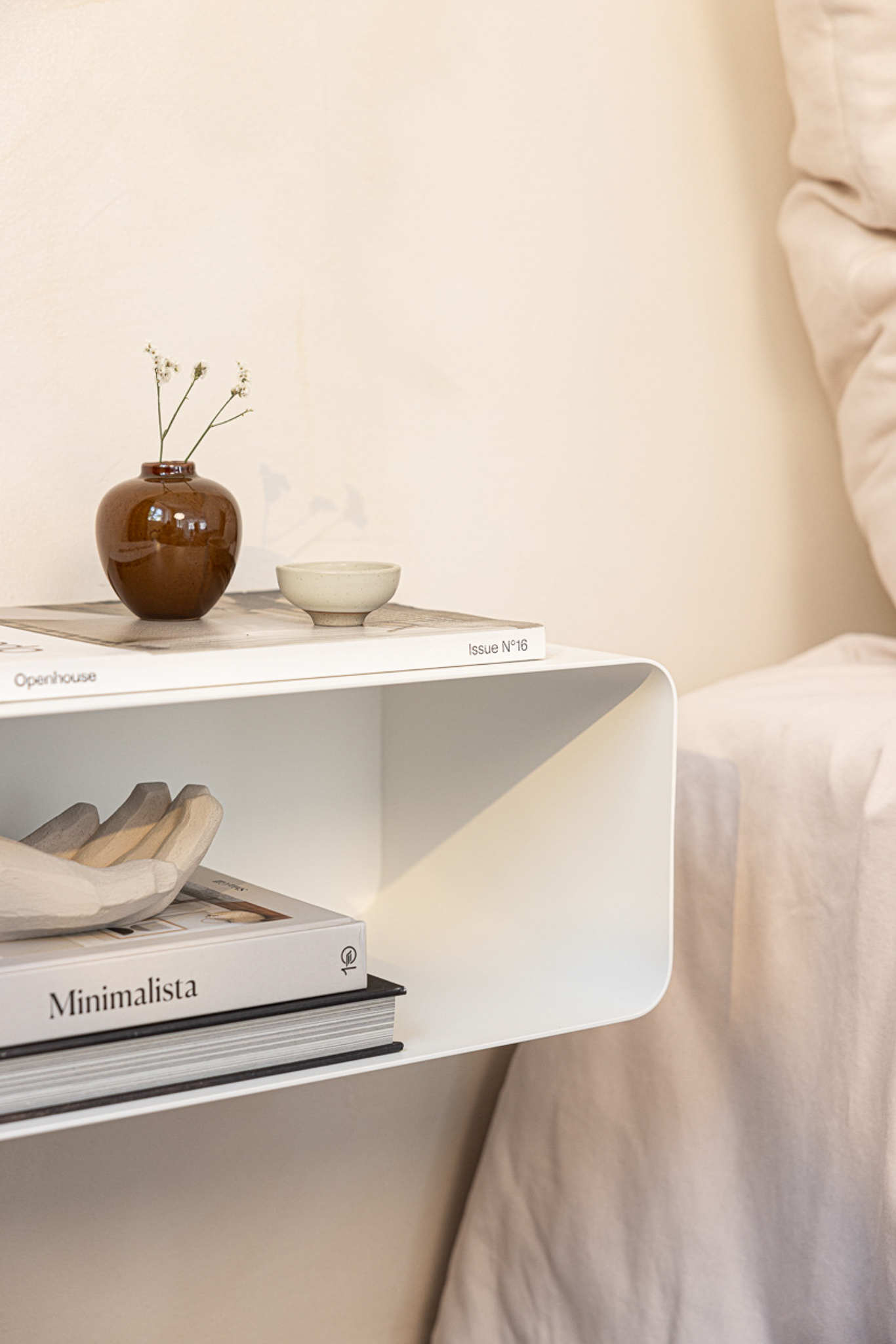 METALLBUDE // NELIO - NIGHTSTAND - WHITE