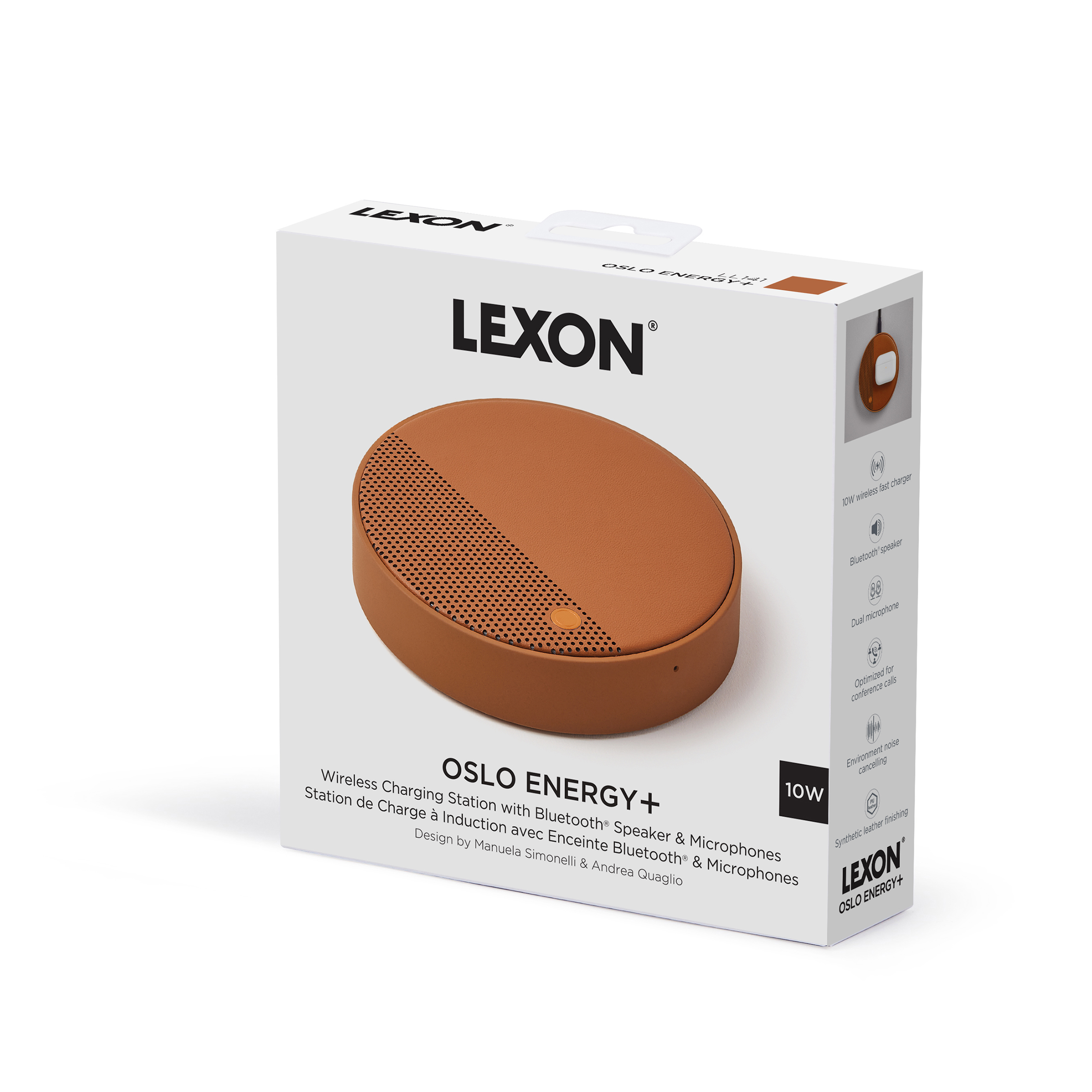LEXON DESIGN // OSLO ENERGY+ - CHARGING & MUSIC | BLACK