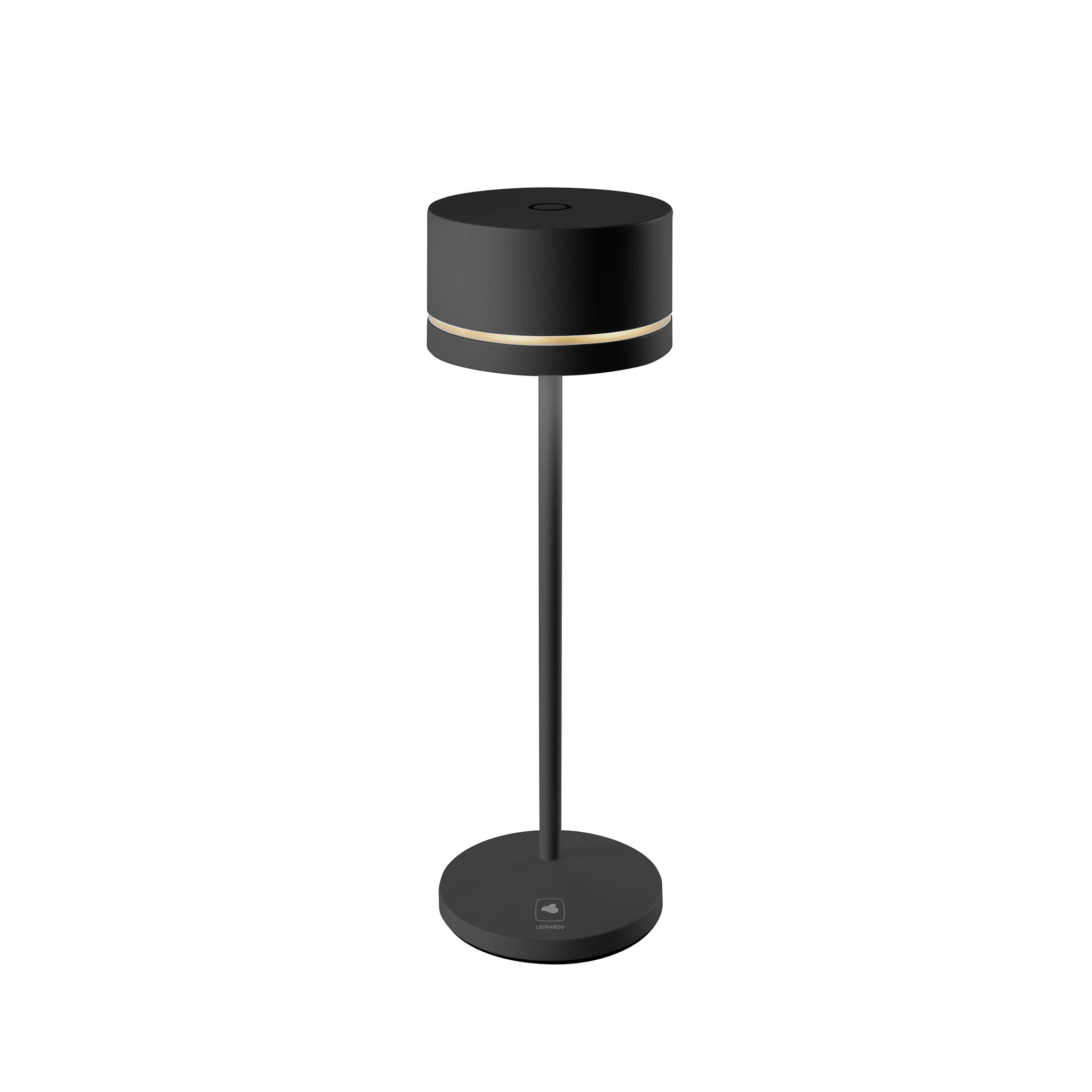 LEONARDO // MONZA - BATTERY-POWERED TABLE LAMP | BLACK