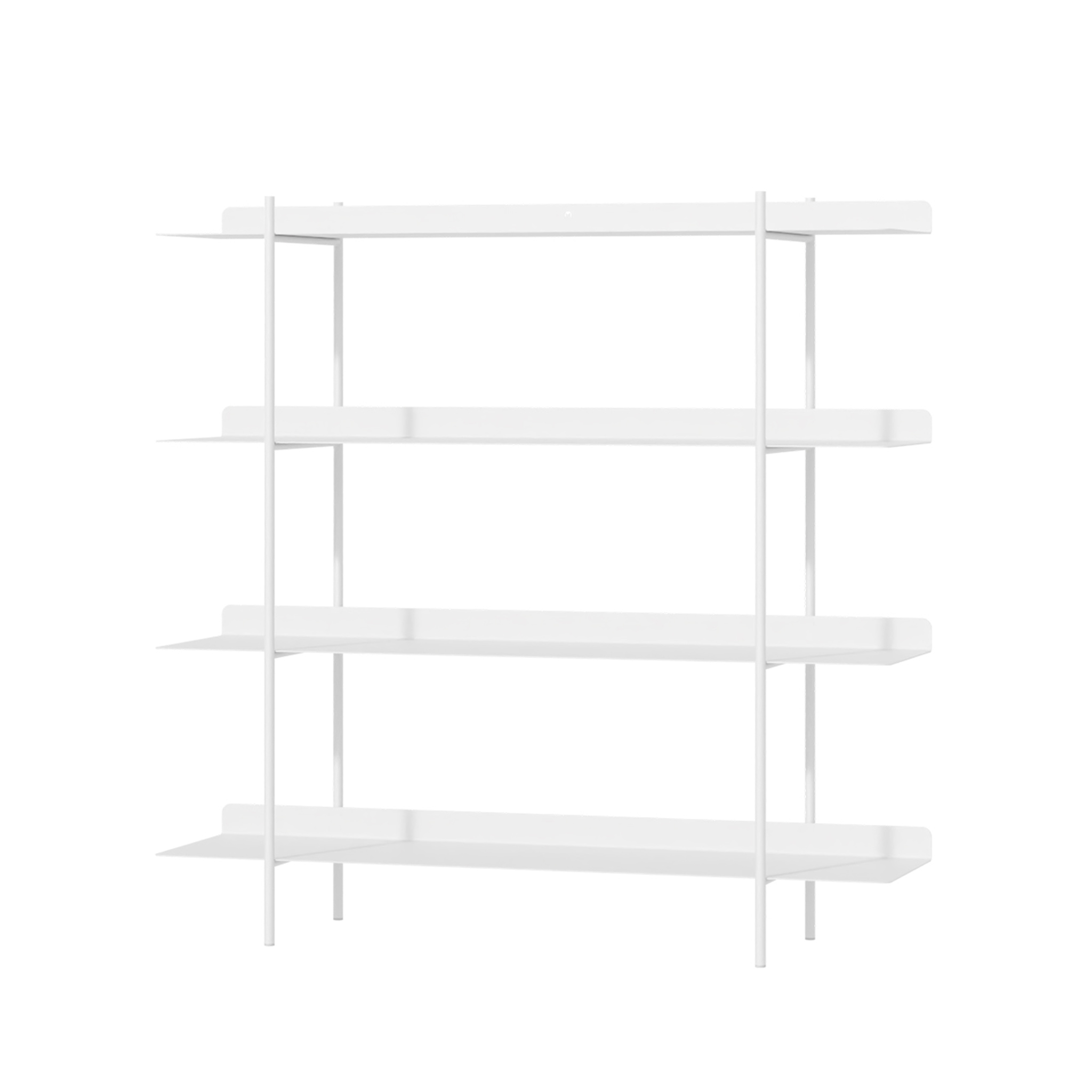 METALLBUDE // THARON - STANDING SHELF | WHITE | 4er-SET