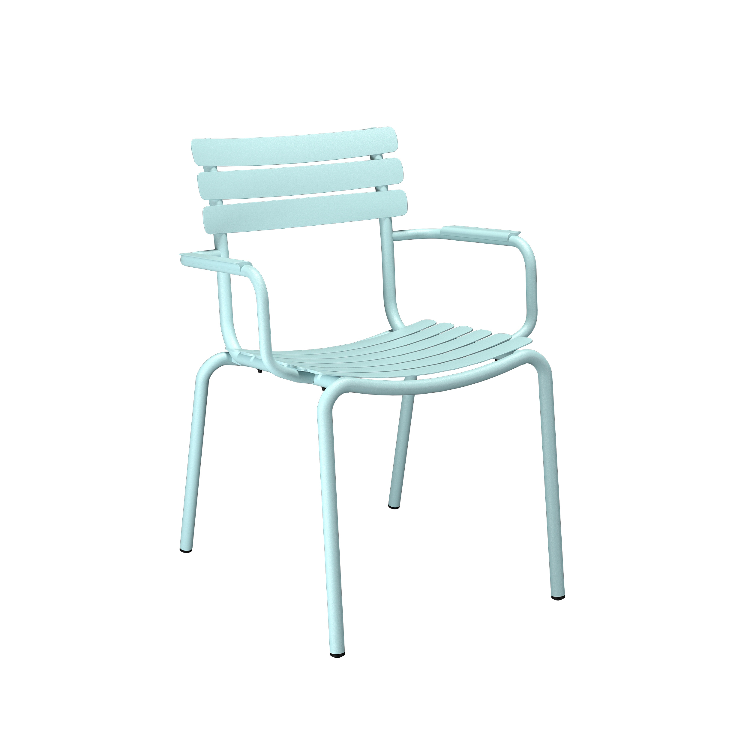 Houe // AVANTI Dining Chair - Garden chair with armrest, ice blue