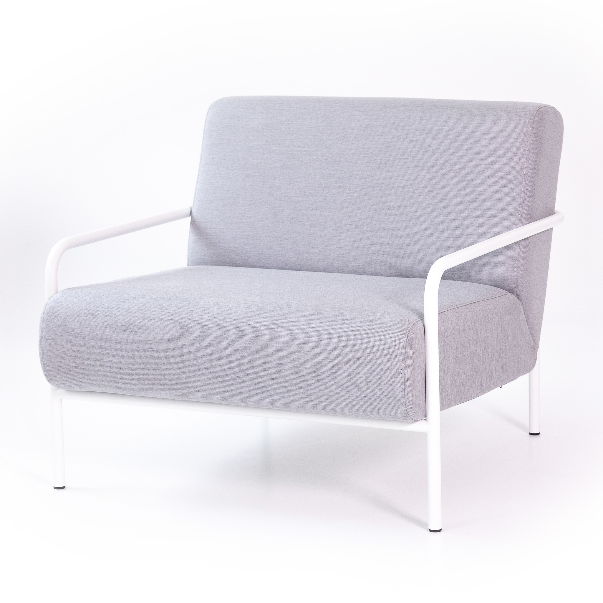 METALLBUDE // SOLEA - OUTDOOR LOUNGE CHAIR | WHITE